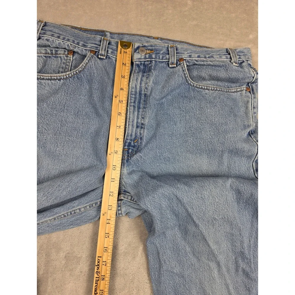 Vintage Levis 550 Relaxed Jeans Mens 38x34 Fit 36x34 Blue Made in USA Denim Y2K